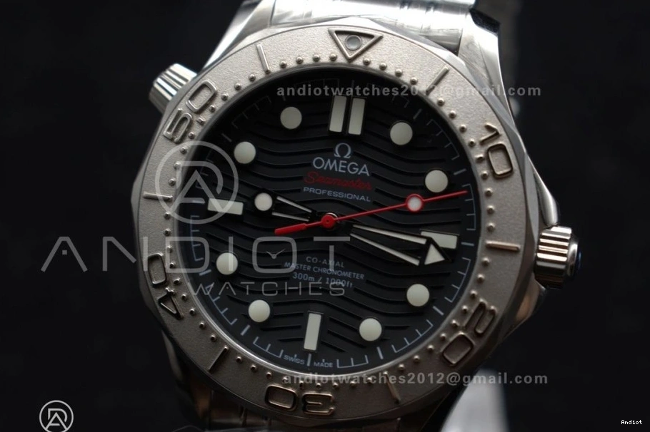 Dial Black Bracelet 1:1 Seamaster Diver A8806 Nekton SS VSF Best on Edition 300M 1218